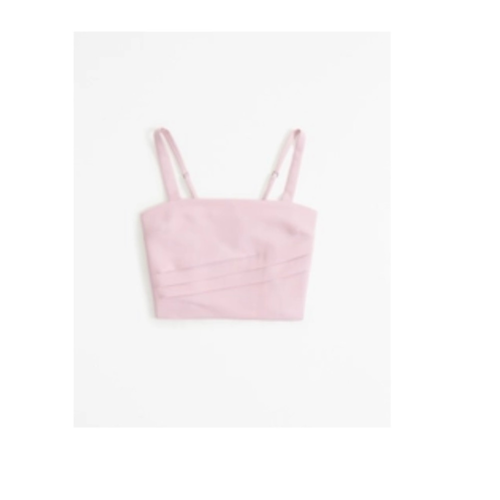 LAST CHANCE! 
Make an offer! Pink Abercrombie Ruched Tank